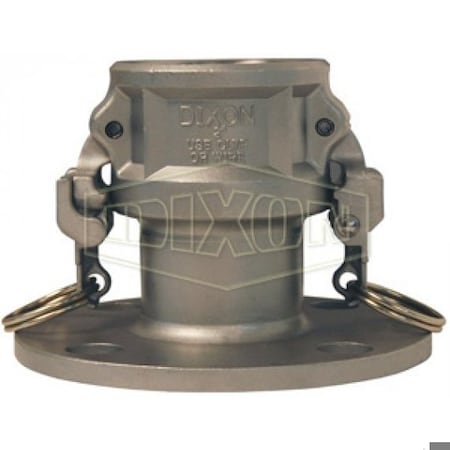 Dixon EZ Boss-Lock Cam and Groove Coupler, 4 in Nominal, Coupler x Class 150 Flange End Style, 316 SS RDL400EZ
